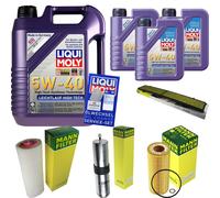 Kit Ispezione Filtro Liqui Moly Olio 8L 5W-40 per BMW 3er Touring E91 325d E90