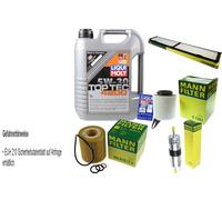 KIT ISPEZIONE FILTRO LIQUI OLIO MOLY 5L 5W-30 per BMW Serie 1 E87 116i 118i 120i