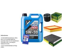 Kit Ispezione Filtro Liqui Moly Olio 5L 5W-30 per Kia Cee'D Luce Jd 1.6 Gt