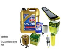 Kit Ispezione Filtro Motore Liqui Moly Olio 5L 5W-30 per BMW Serie 1er E87 116i
