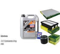 Kit Ispezione Filtro Motore Liqui Moly Olio 5L 5W-30 per Hyundai IX35 Lm 2.0