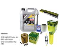 Kit Ispezione Filtro Motore Liqui Moly Olio 5L 5W-40 per BMW 1er E87 116i 118i