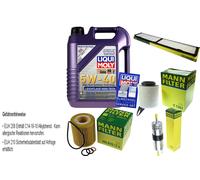 Kit Ispezione Filtro Motore Liqui Moly Olio 5L 5W-40 per BMW 1er E87 116i