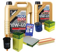 Kit Ispezione Filtro Motore Liqui Moly Olio 6L 10W-40 per Citroën Xsara Coupé N0