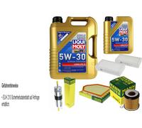 Kit Ispezione Filtro Motore Liqui Moly Olio 6L 5W-30 per BMW X3 F25 xDrive20i