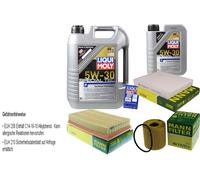 Kit Ispezione Filtro Motore Liqui Moly Olio 6L 5W-30 per Ford Messa