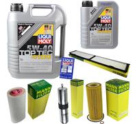 Kit Ispezione Filtro Motore Liqui Moly Olio 6L 5W-40 per BMW 3er Touring E91