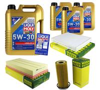 Kit Ispezione Filtro Motore Liqui Moly Olio 8L 5W-30 per . Audi Q7 4L 3.0