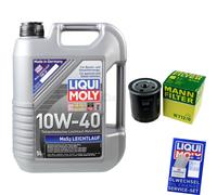 Kit Ispezione Liqui Moly Olio Motore 5L 10W-40 per BMW 3er E30 316i