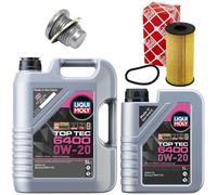 Kit Ispezione Liqui Moly Set Filtro Olio 6400 0W-20 6 L + Vite