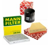 Kit Ispezione Mann Filter per Skoda Fabia I con Filtro Olio Aria Abitacolo