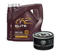 Kit Ispezione Olio Motore Ölfilter SM 142 MANNOL Elite 5W 40 8 Litri
