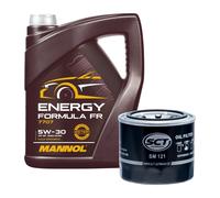Kit Ispezione Olio Motore SM 121 MANNOL 7707 Formula FR SAE 5W 30 5 Litri