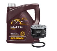 Kit Ispezione Renault: Filtro Olio SM 101 + MANNOL Elite 5W-40 4 L