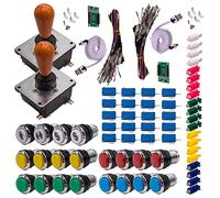 Kit Joystick e Pulsanti Arcade 2 x 1 Giocatore Luminoso Pulsanti Cromati Joystick Coreani Mappa XinMoTek Videogiochi Retro Gaming
