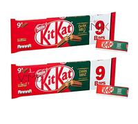 KIT KAT 2 Finger Fondente Menta Cioccolato Biscotti Barrette 2 x 186.3g | VIMIX