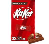 KIT KAT - Barrette di cioccolato al latte per snack, caramelle natalizie, sacchetto da 32 once
