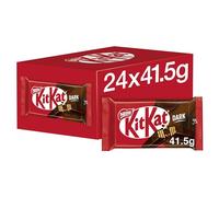 Kit Kat - Barrette di cioccolato fondente al latte, 4 dita, 24 x 41,5 g