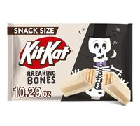 KIT KAT Breaking Bones - Barrette di caramelle in cialda bianca, per Halloween, 291,7 g, colore: Bianco