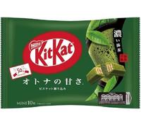 Kit Kat NESTLÉ Mini Tavoletta di Cioccolato Adulto Dolcezza Matcha Scuro 10
