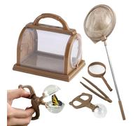 Kit Keeper Explorer - Gioco di osservazione della natura, contenitore portatile per habitat giocattolo educativo di scoperta all'aperto | Attività di apprendimento nel vaso