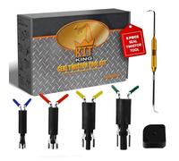 Kit King - Set di strumenti per l'installazione della guarnizione della canna - 5 pezzi idraulico U-Cup Twistor