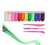 Kit, kit per sculture multi-color-click, pasta non stick, colorata, fatta a mano, mix di colori dinamico: sperimenta l'arte della miscelazione dei colori con la modellazione di argilla,