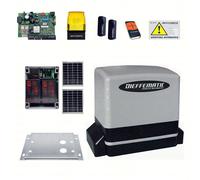 KIT KV6 AUTOMAZIONE X CANCELLO SCORREVOLE AUTOMATICO 24V CON SUNPOWER 2 BATTERIE