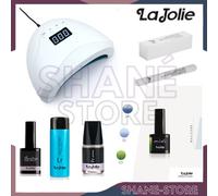 KIT LA JOLIE SMALTO SEMIPERMANENTE LAMPADA 48W UV LED UNGHIE PROFESSIONALE