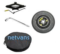 Kit La roue de secou (galette )17" MERCEDES BENZ GLA avec cric, clé et housse