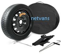 Kit La roue de secou (galette )17" SUZUKI S-CROSS avec cric, clé et housse