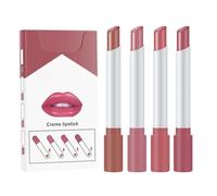 Kit labbro rossetto opaco da 4 pezzi, colore che cambia il colore di velluto matto crema a tazza antiaderente lucidalabbra, soggiorno impermeabile tutto il giorno, a prova di trasferimento