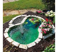 Laghetto Da Giardino Kit Mod. Bracciano + Filtro Interno Ecopond 2 Stagno Artificiale Pompa Inclusa Vasca Preformata 220 Lt Pesci Piante acquatiche