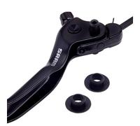 Kit lama freno a disco in alluminio nero (include lama, perno, asta di spinta e boccole)