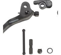 Kit lama leva freno a disco in alluminio nero V2