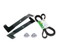 KIT LAME CINGHIA MOZZI TRATTORINO TWIN CUT 122 CM CASTELGARDEN HONDA EFCO ALPINA