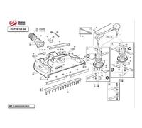Kit lame set 8 PEZZI GIANNI FERRARI BIEFFEBI piatto 126SA macchina operatrice