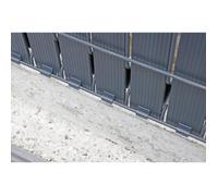 Kit lamelle frangivista - NATURE - Per pannello di recinzione rigido - Privacy 4/5 - 1.025 x 2.50 m - Antracite