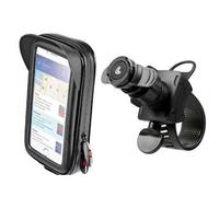 Kit LAMPA DUO LOCK porta smartphone UNIVERSALE per moto fissaggio su manubri