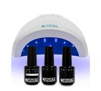 Kit Lampada 2Prof FUTURA® + Base 15ml + Primer 15ml + Top Extra Shine