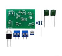 Kit lampada da tavolo dimmerabile per progetti compatibili con Arduino - Circuito bidirezionale a tiristore - Kit didattico scientifico per principianti per imparare la saldatura standard