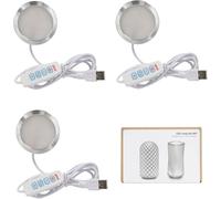 Kit lampada LED 001 tre colori per Bambu Lab Makerworld 3D stampato fai da te modello hardware pezzi di ricambio 5 V alimentazione USB, luce calda 3000 K (3)