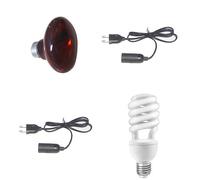 KIT LAMPADA UVB/UVA RETTILI TARTARUGHE +SPOT O INFRARED +2 PORTALAMPADA COMPLETI