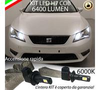KIT LAMPADE ABBAGLIANTI LED SEAT LEON 5F LED H7 6000K BIANCO NO ERROR
