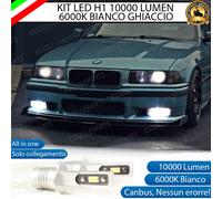 KIT LAMPADE FENDINEBBIA LED BMW SERIE 3 E36 LAMPADE A LED H1 10.000 LUMEN 6000K