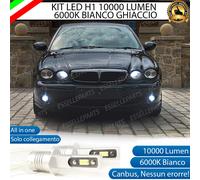 KIT LAMPADE FENDINEBBIA LED JAGUAR X-TYPE LAMPADE A LED H1 NO 10.000 LUMEN 6000K