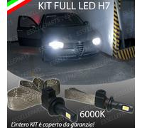 KIT LAMPADE H7 LED ANABBAGLIANTE ALFA ROMEO 147 6000K XENON NO ERROR BIANCO