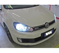 KIT LAMPADE H7 LED CANBUS ANABBAGLIANTI ADATTO VW GOLF 6 + ADATTATORI