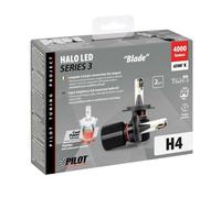 KIT Lampade HALO LED H4 LAMPA PILOT con ADATTATORE OMAGGIO