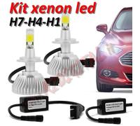 KIT LAMPADE LED AUTO MOTO ALTA POTENZA H1 6000K BIANCO LUCI EMISSIONE LUMINOSA